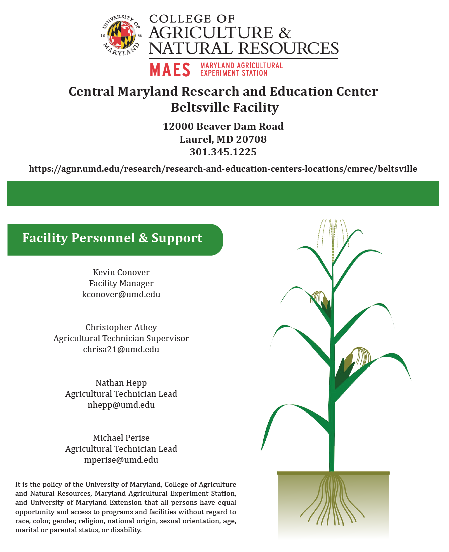 Roots in Research Newsletter Beltsville Facility 2022 College of